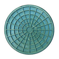 Люк на трубу 315 мм полімерпіщаний MINI зелений (1т) р. 235/340