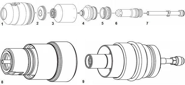 220656 Сопло/Nozzle 130А SS, Beveling для Plasmatherm HPR 130 Plasmatherm HPR 260 - фото 4 - id-p5518723