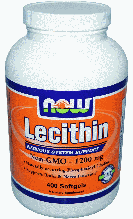 Лецитин Now Foods Lecithin 1200 mg 400 Softgels