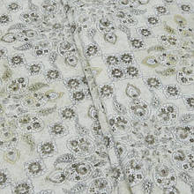 Декоративна тканина, принт молочний