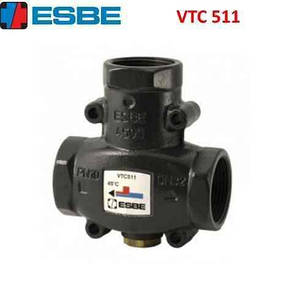 Триходовий змішувальний клапан Esbe VTC511 Rp 1 1/4" 60 °C kvs 14, фото 2