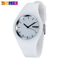 Жіночий годинник Skmei 9068 White 40 mm (Original)!