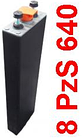 Аккумулятор тяговый 8PzS640 Jasz Plasztik