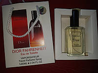 Мужской подарочный парфюмерный набор Dior Fahrenheit 60ml