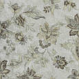 Декоративна тканина, квіти коричневі, фото 2