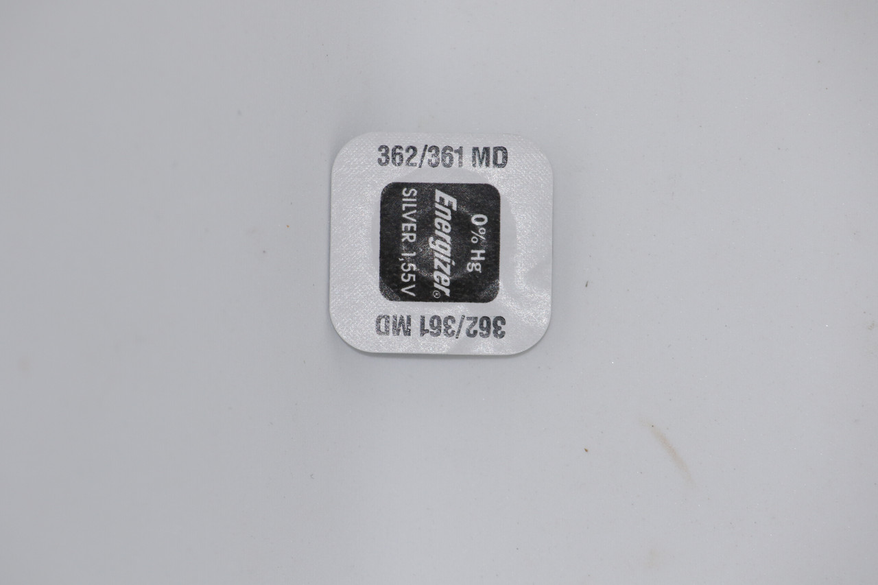 Батарейка для годинників Energizer SR721SW (362) 1.55V 25mAh, срібно-цинкова, високоякісна