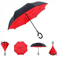 Розумна парасолька Навпаки (Червоний), фото 1