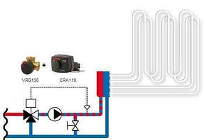 Триходовий змішувальний клапан Esbe VRG131 Rp 1 1/2" kvs 25, фото 3