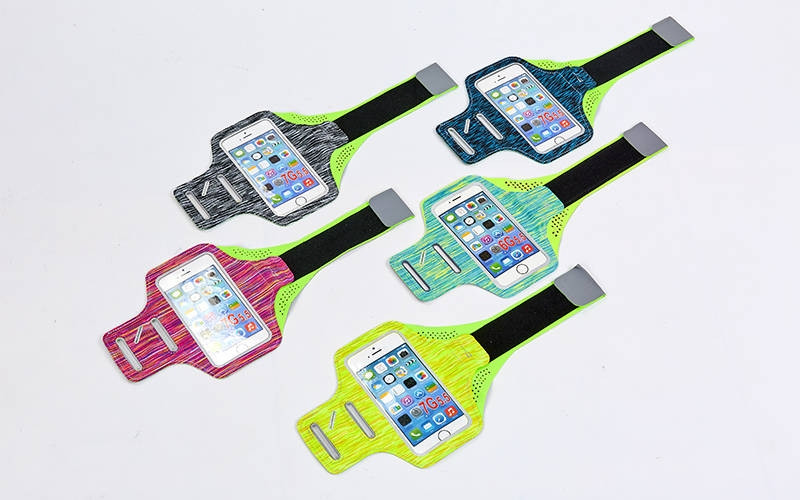 Чохол для телефона з кріпленням на руку для занять спортом 9500: для iPhone та iPod, 5 кольорів