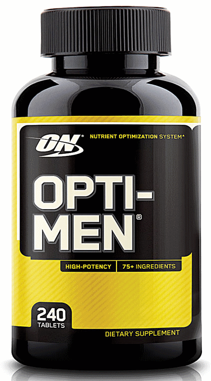 Вітаміни для чоловіків Опти мен Optimum Nutrition Opti-Men Multivitamin 240 tabs