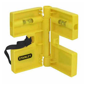 Рівень POST LEVEL для встановлення стійок, пластиковий із трьома капсулами та магнітами STANLEY 0-47-720