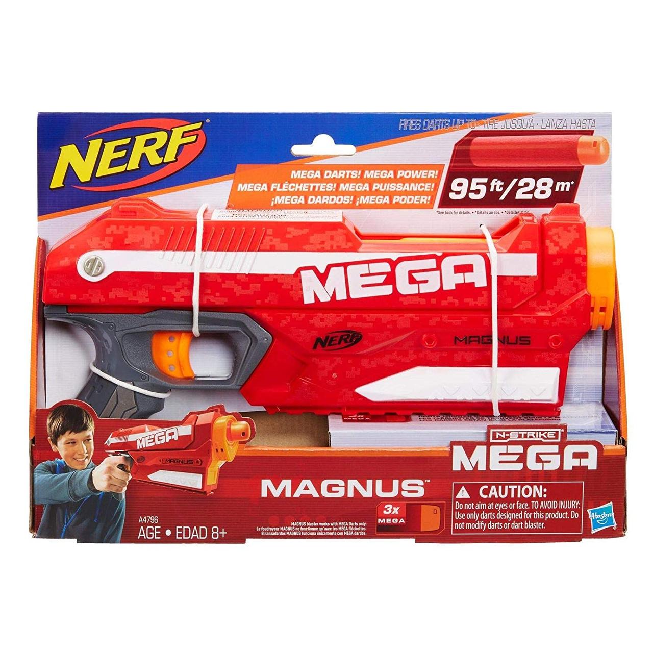 Бластер з мягкми кулями Магнус - Magnus, Blaster, Mega, Nerf, Hasbro (A4887)