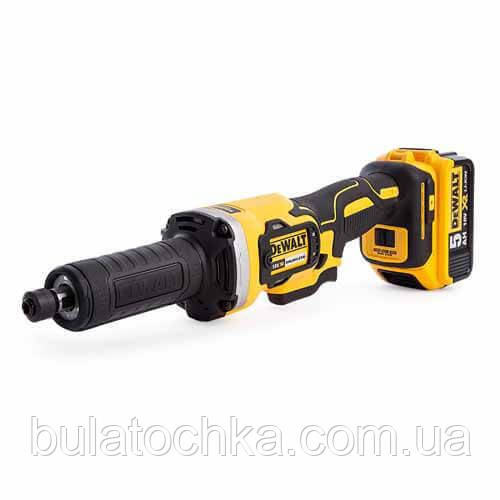 Прямошлифовальна машина акумуляторна безщіткова DeWALT DCG426P2
