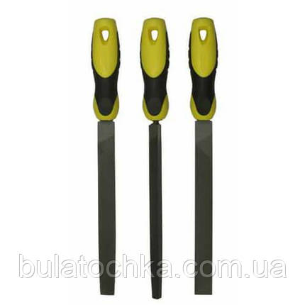 Набір із трьох напилок завдовжки 200 мм з особистою насічкою STANLEY 0-22-464, фото 1