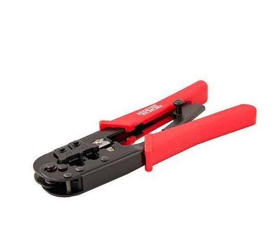 Кліщі для обтиску штекерів RJ11, RJ12, RJ45 190мм MasterTool 75-2243, фото 1