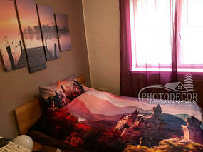 ФотоПокрывало замок. матеріал Блекаут