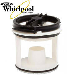 Кришка фільтра насоса пральної машини Whirlpool 143IG10, 481936078228 - запчастини для пральних машин