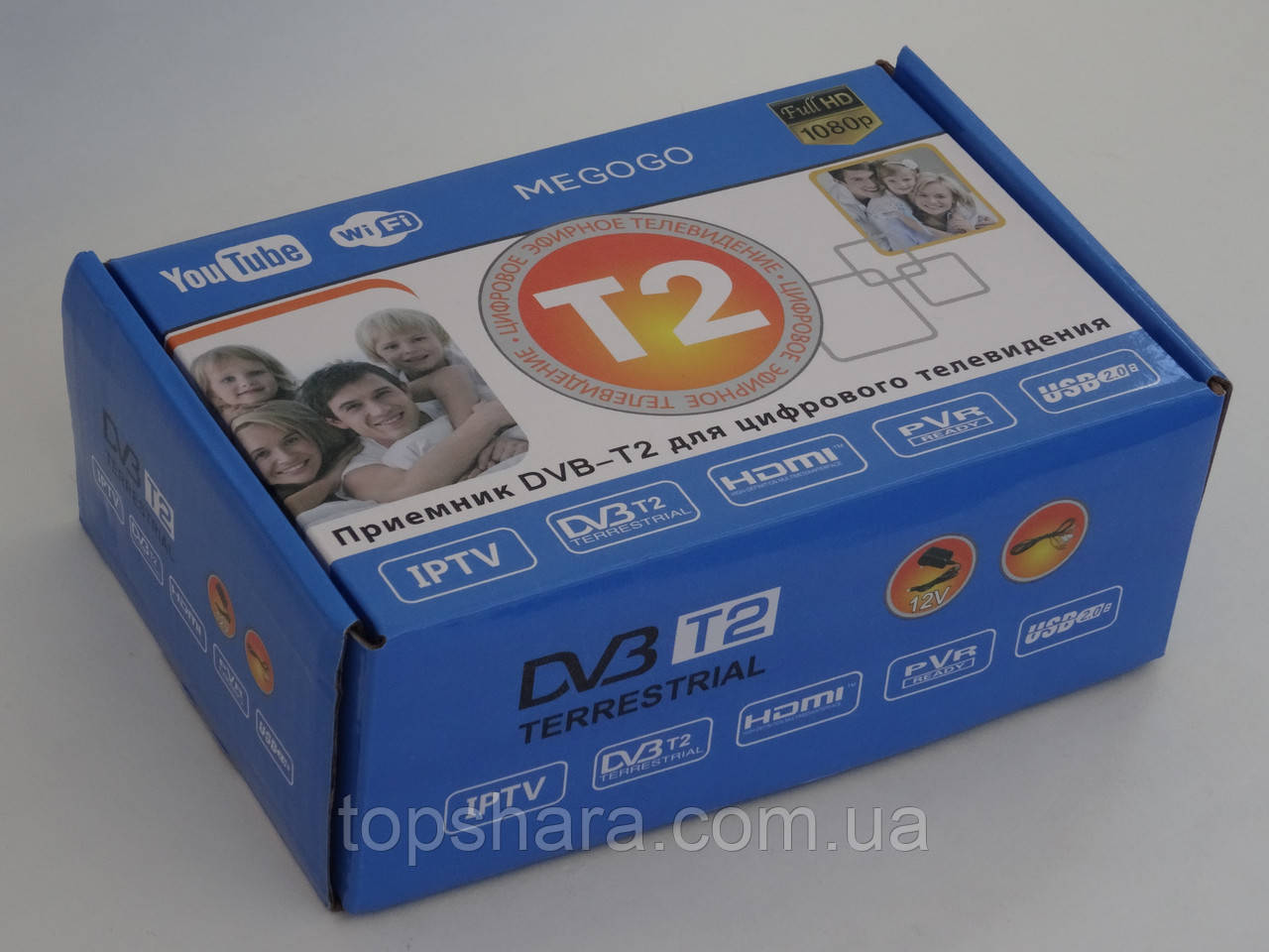 Приймач для цифрового телебачення DVB-T2 Wi-Fi, HDMI, Full HD