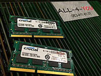 Оперативна пам`ять Crucial DDR3 4GB SO-DIMM PC3 10600S 1333mHz Intel/AMD