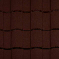 Композитна металочерепиця Metrotile Roman Bordeaux