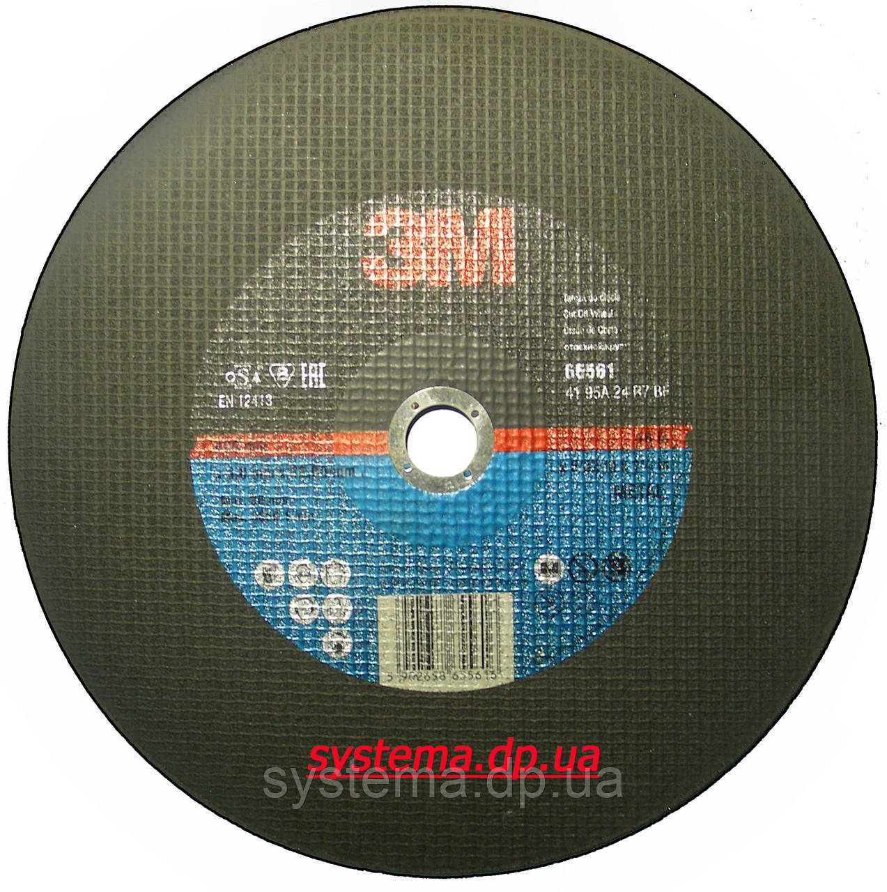 3M - Відрізний круг, прямий, по металу T41, 400х4,0х32 мм, 65561