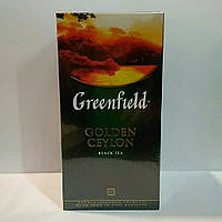 Чай Грінфілд Golden Ceylon чорний цейлонський 25 пакетів по 2 г