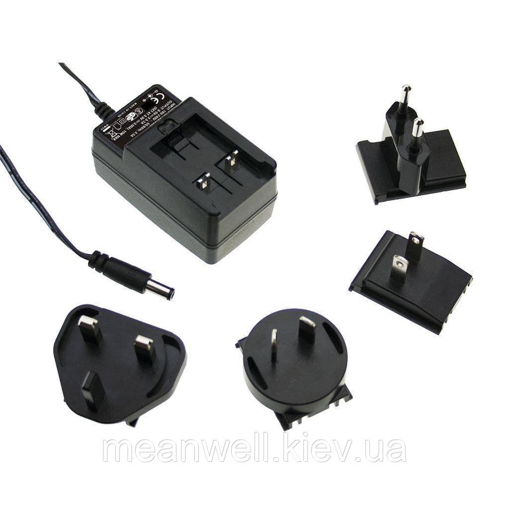 GE24I09-P1J AC DC адаптер живлення 9 В, 2,22 А Mean Well