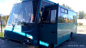 Изготовление и замена лобового стекла на автобус I-Van A 07  Иван А 07 в Никополе (Украина). 6