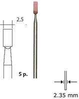 PROXXON 28774, Шліфувальні насадки з карборунду, циліндр, 5 позицій