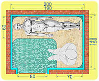 Строительство Хамама 1,5м х 2м