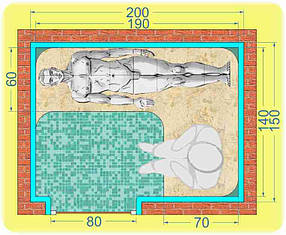 Будівництво Хамама 1,5 м х 2м