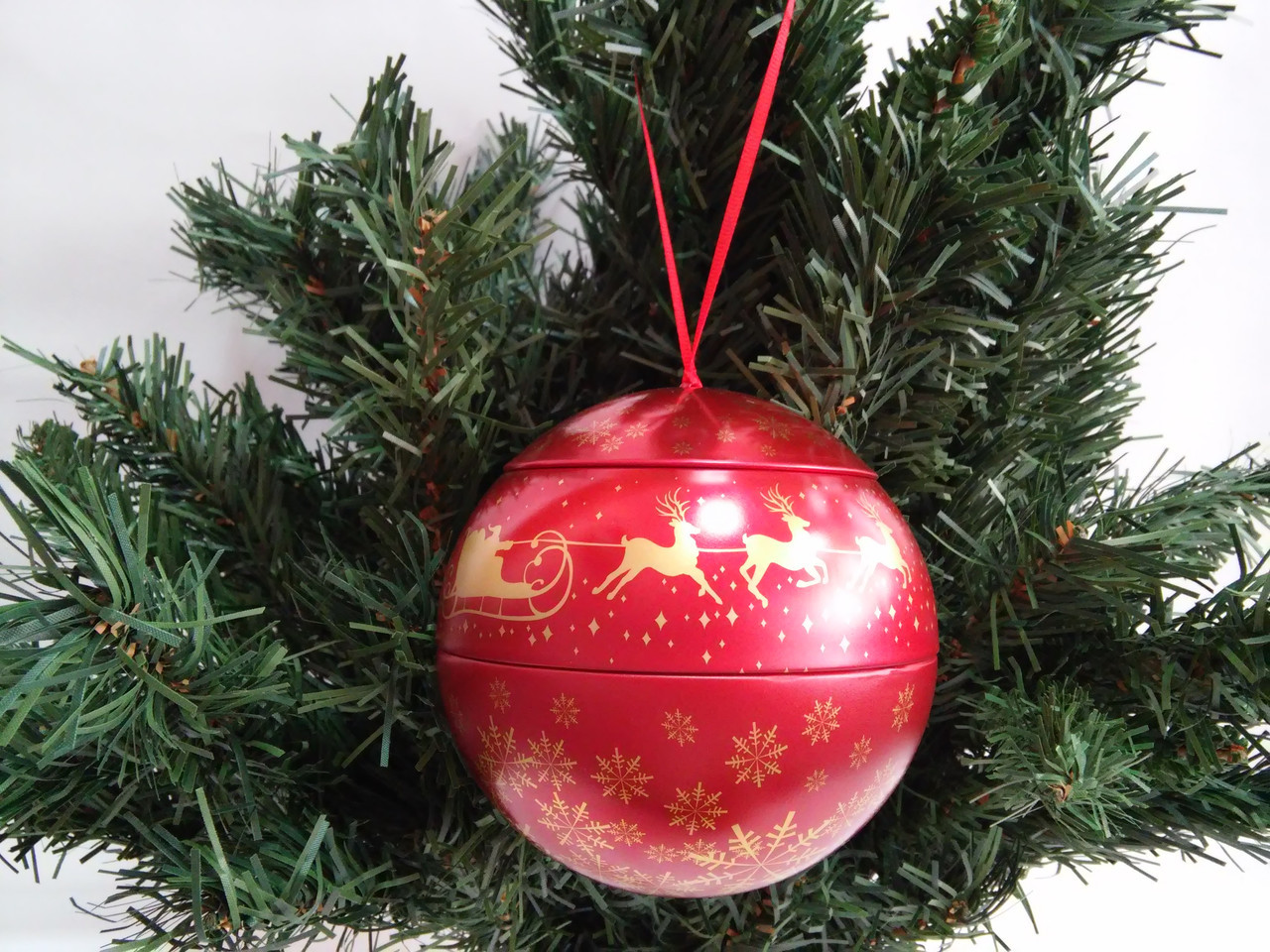 Новорічна упаковка для подарунка "КУЛЯ НОВОРІЧНА", фото 1