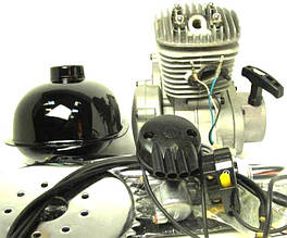 Мотор дірчик (веломотор) у зборі з ручним стартером 80 с