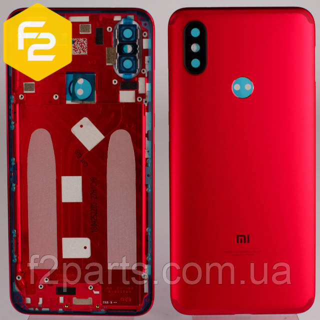Xiaomi Redmi Mi A2 задня кришка (корпус) RED orig + скло камери