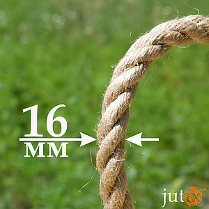 Джутова мотузка 16 мм УЦІНКА