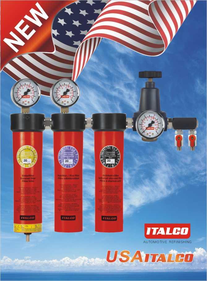 Блок подготовки воздуха профессиональный (3 ступени) Italco AC6003 - фото 2 - id-p668634973