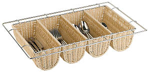 Лоток для столових приладів на 4 комірки 53х32,5 см, APS