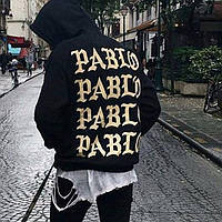 Худі чорна I Feel Like Pablo logo  ⁇  Толстовка стильна
