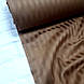 ВІДРЕЗ (2,3 * 2,4) Страйп Сатин 100% бавовна (ТУРЦІЯ шир. 2,4 м) коричневий No9 (SAT-ST-FR-0009), фото 2