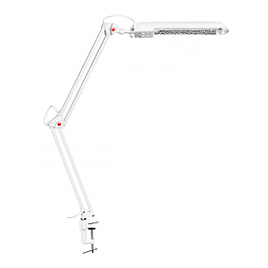 Настільна лампа на струбцині Delux TF-01 White