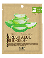 Тканевая Маска Увлажняющая с Алоэ Mijin Essence Mask Fresh Aloe 25g