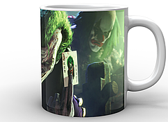 Кружка GeekLand біла Джокер Joker and harley quinn JK.02.002