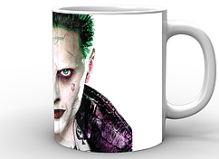 Кружка GeekLand біла Джокер Joker suicide squadjared JK.02.003