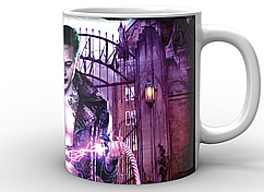 Кружка GeekLand біла Джокер Joker електрика JK.02.012