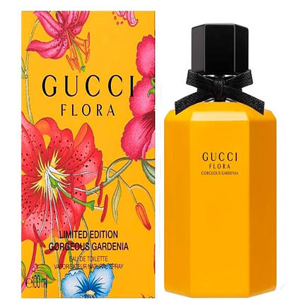 Gucci Flora by Gucci Gorgeous Gardenia 2018 туалетная вода 100 ml. (Гуччі Флора Бай Гуччі Горгеоус Гарденія), фото 1