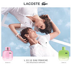 Lacoste Eau De Lacoste L.12.12 Pour Elle Eau Fraiche туалетная вода 100 ml. (Лакост Л.12.12 Пур Ель Еау Фреш), фото 3