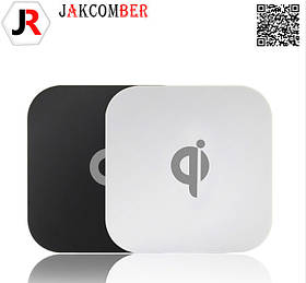 Беспроводная зарядка JAKCOMBER YC-08  на телефон с 2 USB портами и с мини портом белого цвета