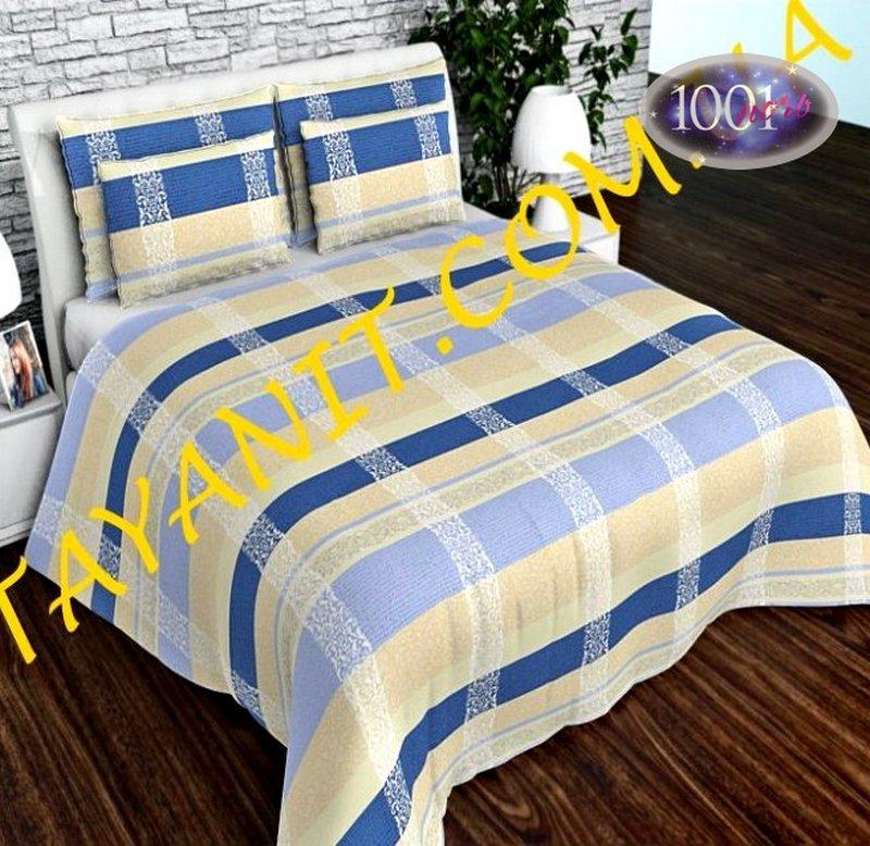 Набір постільної білизни Бязь Голд Люкс №бл252 Полуторний 150х220