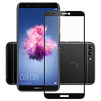 Защитное стекло Huawei P Smart / Enjoy 7S / FIG-LX1 / FIG-LA1 / FIG-LX2 Full cover черный 0,26мм в упаковке