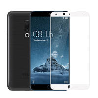 Захисне скло Meizu 15 5.46" Full cover білий 0,26 мм в упаковці